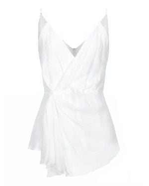 Atos Lombardini Sleeveless Top - White