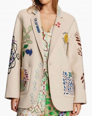 ME 369 Juliana Wool Jacket - Natural