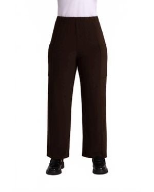 Sympli Flounce Relaxed Cargo Pant - Black