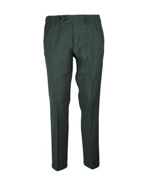 Emanuel Ungaro Classic Wool Stretch Pants - Green