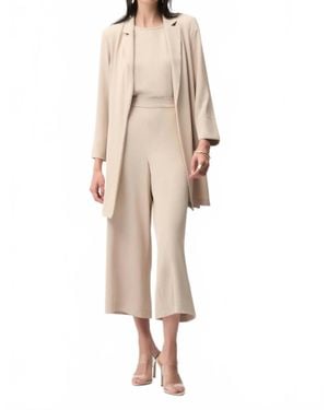 Joseph Ribkoff Open Front Longline Blazer - Natural