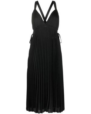 Proenza Schouler Broomstick Pleated Tank Dress - Black