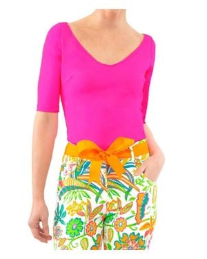 Gretchen Scott Second Skin Tee - Pink