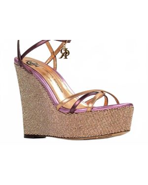 Cynthia Richard Farrah Wedge Sandals - Blue