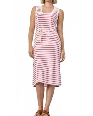 Lilla P Side Slit Tank Dress - Pink