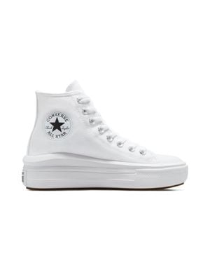 Converse Chuck Taylor All Star Move Platform Shoes Zogg2996 - White