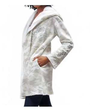 Caite & Kyla Wren Long Sleeve Jacket - Gray