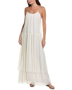 BOSS Boss Davala Silk-Blend Dress - White