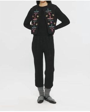 Antik Batik Rafi Gilet - Black