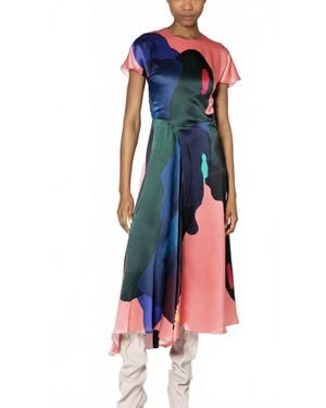 ROKSANDA Adriana Silk Dress - Blue