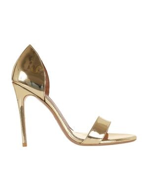 Paris Texas Open-Toe Sandal - Metallic