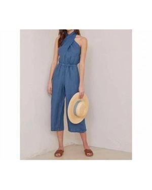 Bella Dahl Crisscross Jumpsuit - Blue