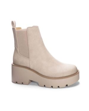Dirty Laundry Rabbit Casual Round Toe Bootie - Natural