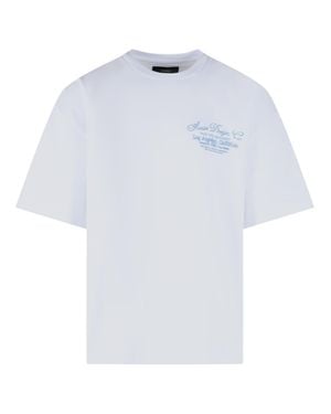 Amiri 'Dreamers Chain' Cotton T-Shirt - White