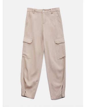 Guess Mysty Cargo Pants (7-14) - Natural