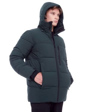 Alpine North Banff Vegan Down (Recycled) Mid-Weight Quilted Puffer Jacket - Blue
