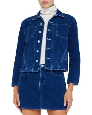 L'Agence Nelly Crop Jacket - Blue
