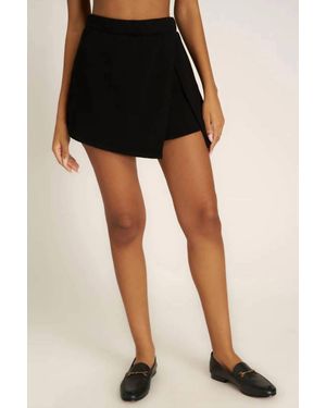 Project Social T Other Side Terry Skort - Black