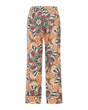 Franco Ferrari Wool Pants - White