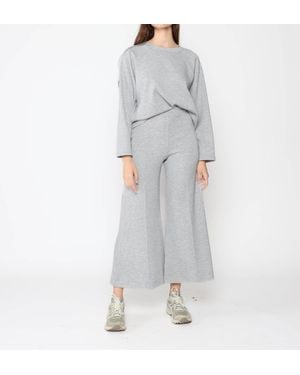 Ripley Rader Wide Leg Crop Pant Scuba - Gray