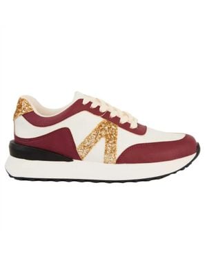Makers Nova Glitter Sneakers - Red