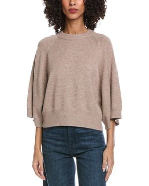 Fate Raglan Crewneck Sweater - Natural