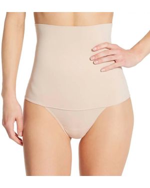 Miraclesuit Comfy Curves High Waist Shaping Thong - Pink