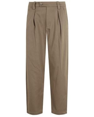 A.P.C. Relaxed Fit Pants With Renato Pattern - Natural