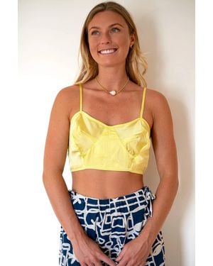 État D’été Blare Corset Top - Blue