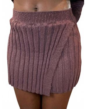 Klesis Iris Mini Skirt - Purple