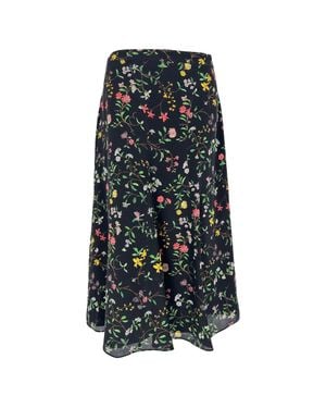 Altuzarra Caroline Floral-Print Midi Skirt - Multicolor