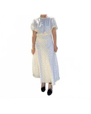 Silvian Heach Fisia Midi Dress - Blue