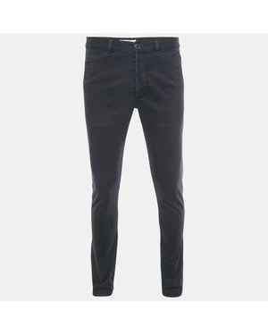 Saint Laurent Saint Laurent Cotton Pants L - Blue