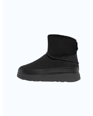 Fitflop Mini Double-Faced Shearling Boots - Black