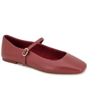 Kenneth Cole Jasper Leather Flat - Red