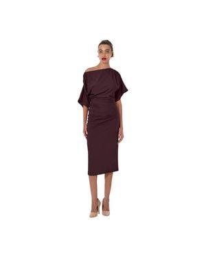 Wolford Fluid Drape Dress - Red