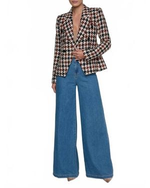 L'Agence Marie Double-Breasted Blazer - Blue