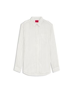 HUGO Oversized-Fit Shirt - White