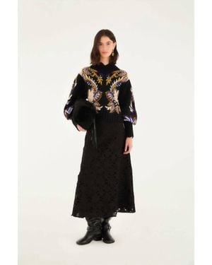 FARM Rio Paradise Knit Sweater - Black