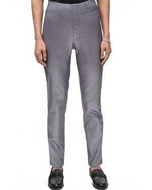 Joseph Ribkoff Slim Full-Length Pants - Gray