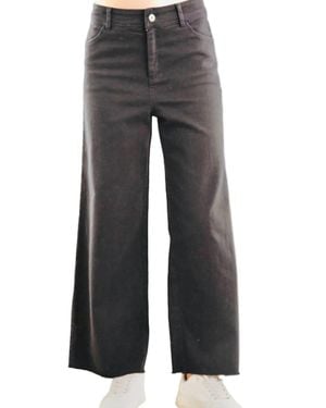 Anniewear Roni High Rise Wide Leg Jeans - Black