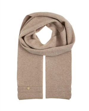 Alex Max Solid Scarf - Natural