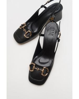 Prologue Shoes Karol Block Heel Pump - Black