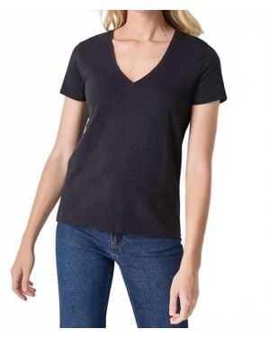 Lilla P V-Neck Short Sleeve Tee - Blue