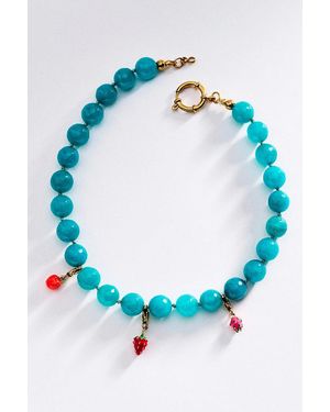 Palas Pampelonne Beaded Choker - Blue
