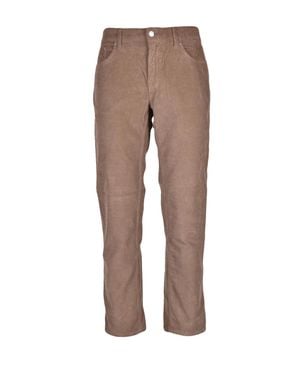 Department 5 Corduroy Pants With Classic 5-Pocket Design - Natural