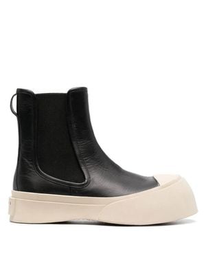 Marni Platform Ankle Boots - Black
