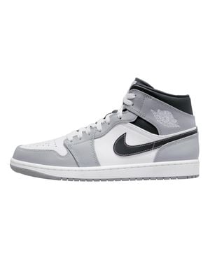 Nike Air Jordan 1 Mid Light Smoke - Gray