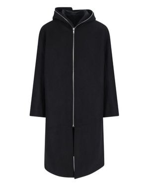 Rick Owens Gimp Wool Coat - Black