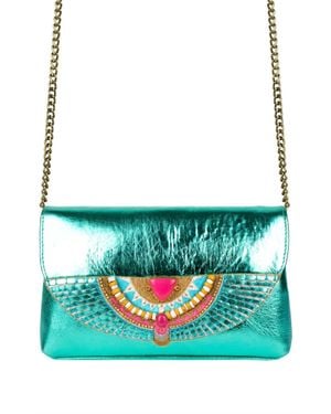 nahua Cherina Leather Bag - Green